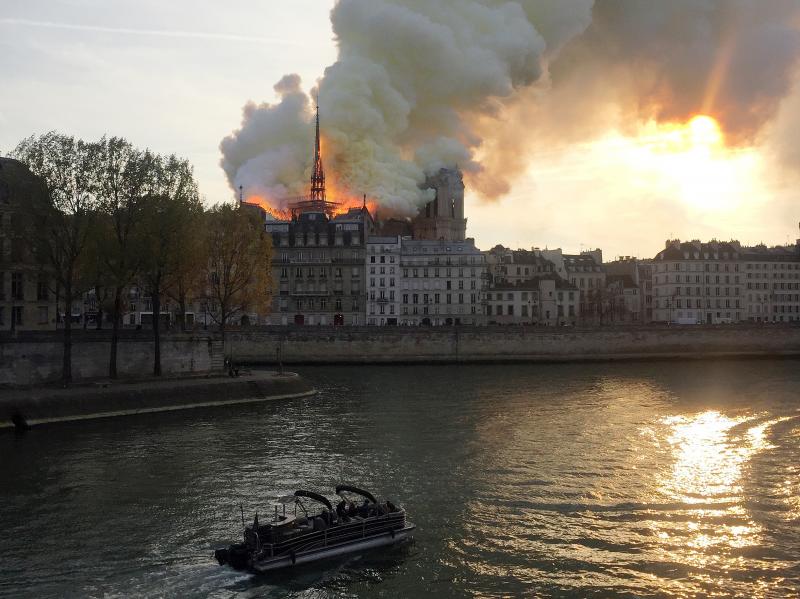 Fotos: El incendio de la catedral de Notre Dame, en imágenes