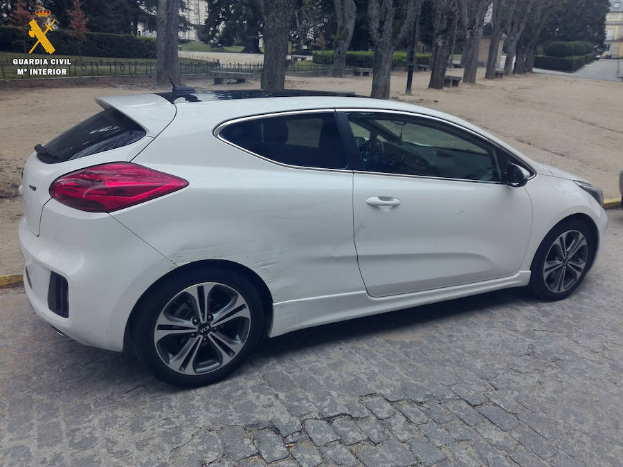 Coche sustraído en Cartagena interceptado en Segovia. 