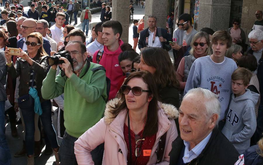 Fotos: El líder del PP, Pablo Casado, de visita por Segovia
