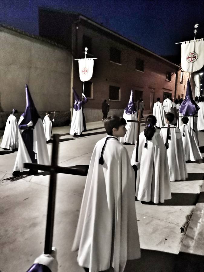 Participaron las cofradías del Santo Sepulcro de la localidad y la del Descendimiento y Santo Cristo de la Buena Muerte de Valladolid