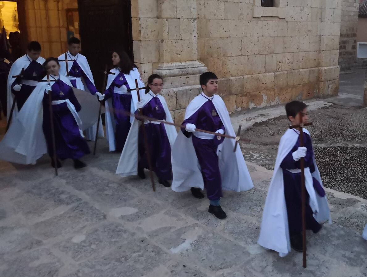 Participaron las cofradías del Santo Sepulcro de la localidad y la del Descendimiento y Santo Cristo de la Buena Muerte de Valladolid