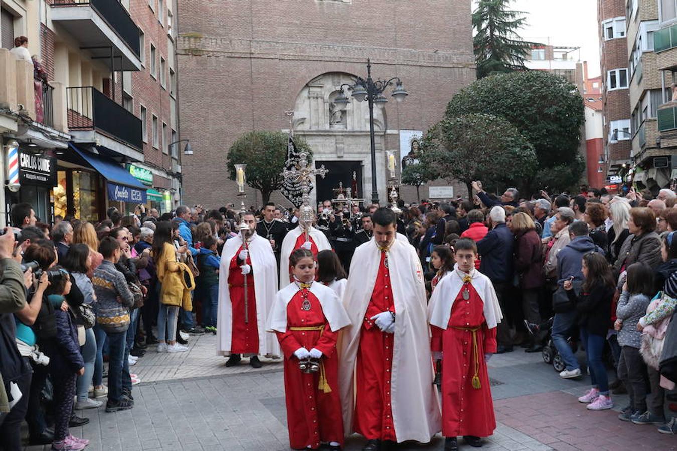 Comitiva de la Cofradía del Despojado en la procesión del Encuentro