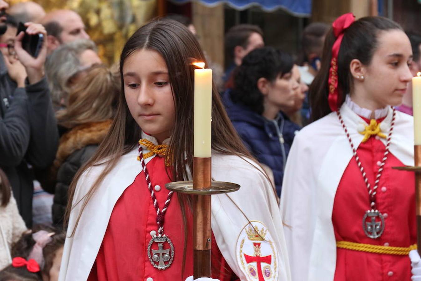 Comitiva de la Cofradía del Despojado en la procesión del Encuentro