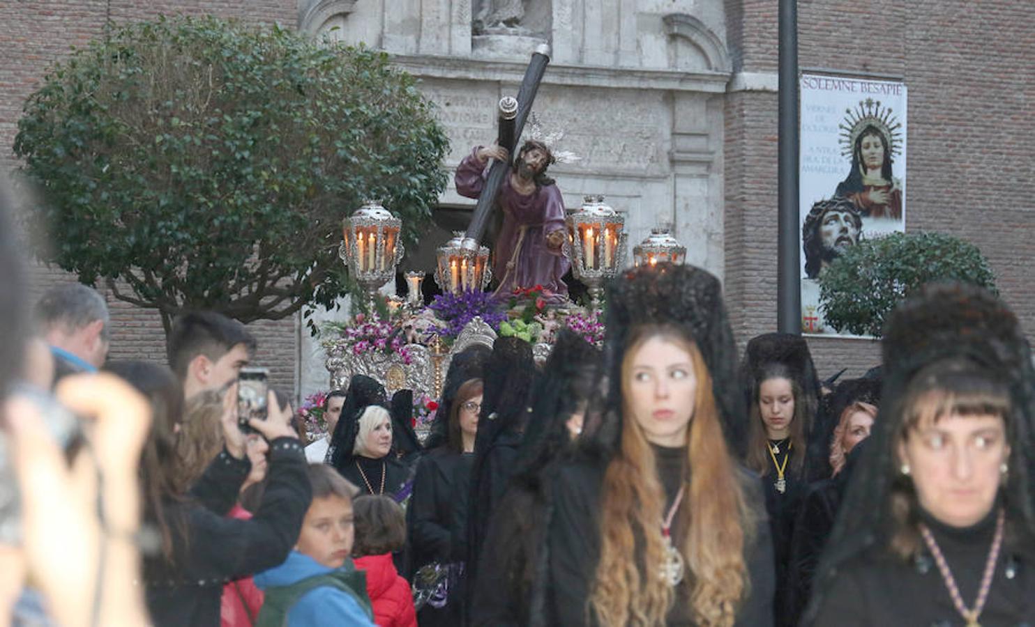 Comitiva de la Cofradía del Despojado en la procesión del Encuentro