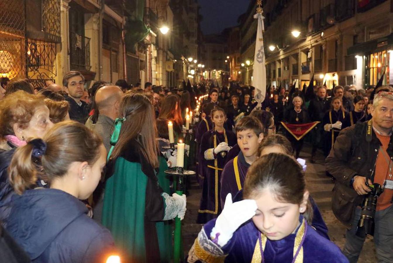 Salida del Vía Crucis Procesional por las calles de Valladolid