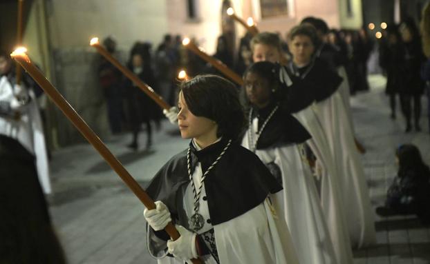 Procesión en San Martín del Cristo de Medinaceli.