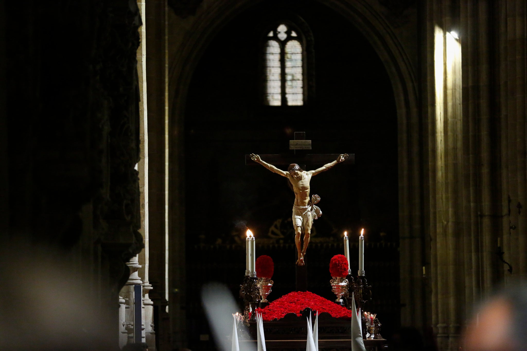 Fotos: El Yacente no pudo salir de la Catedral de Salamanca