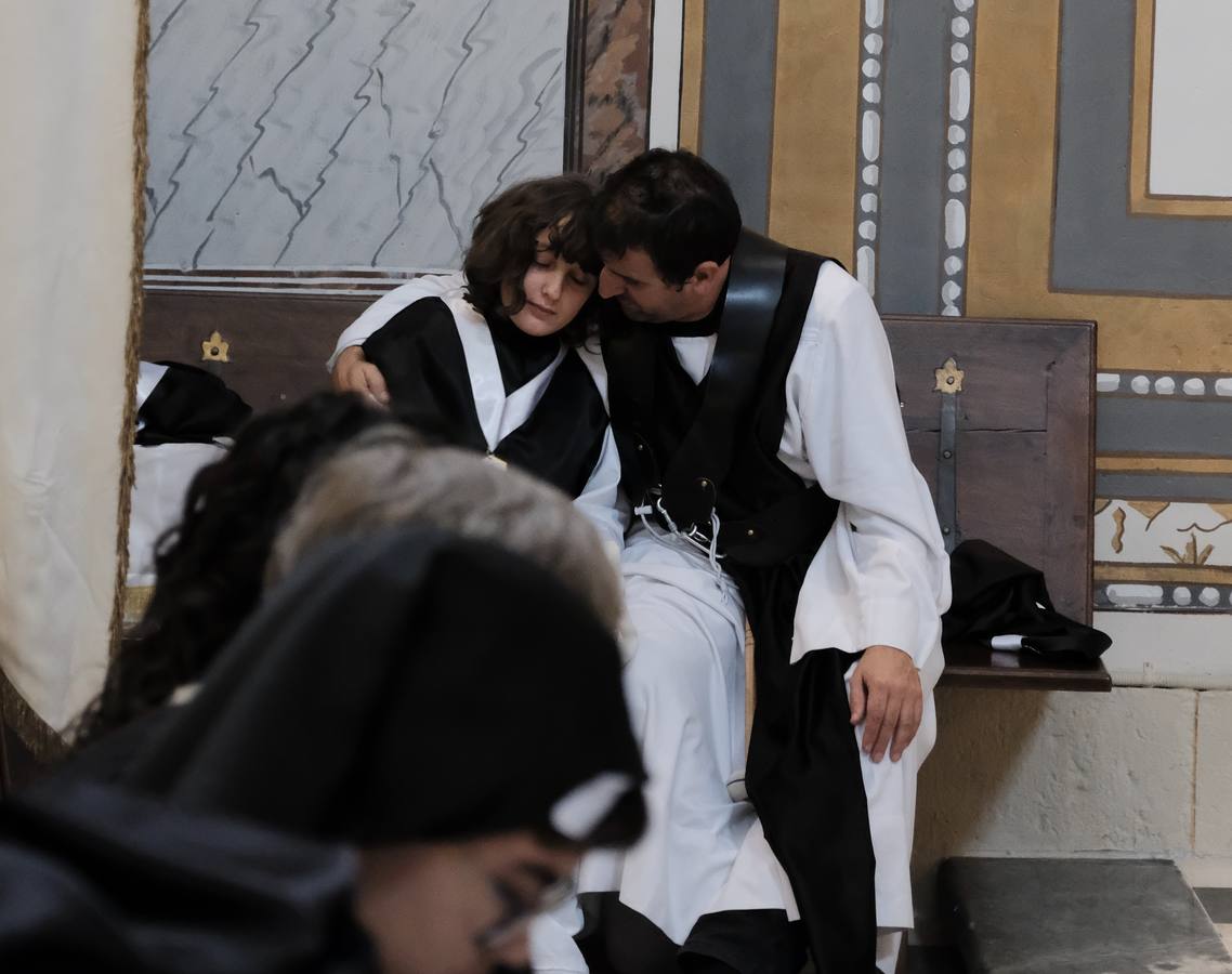 Solo han participado tres de las cinco cofradías que iban a procesionar