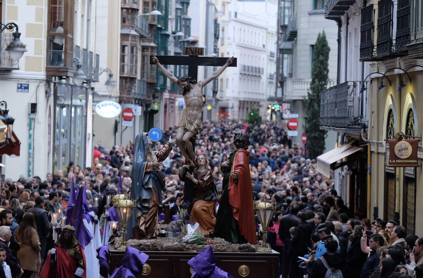 Solo han participado tres de las cinco cofradías que iban a procesionar