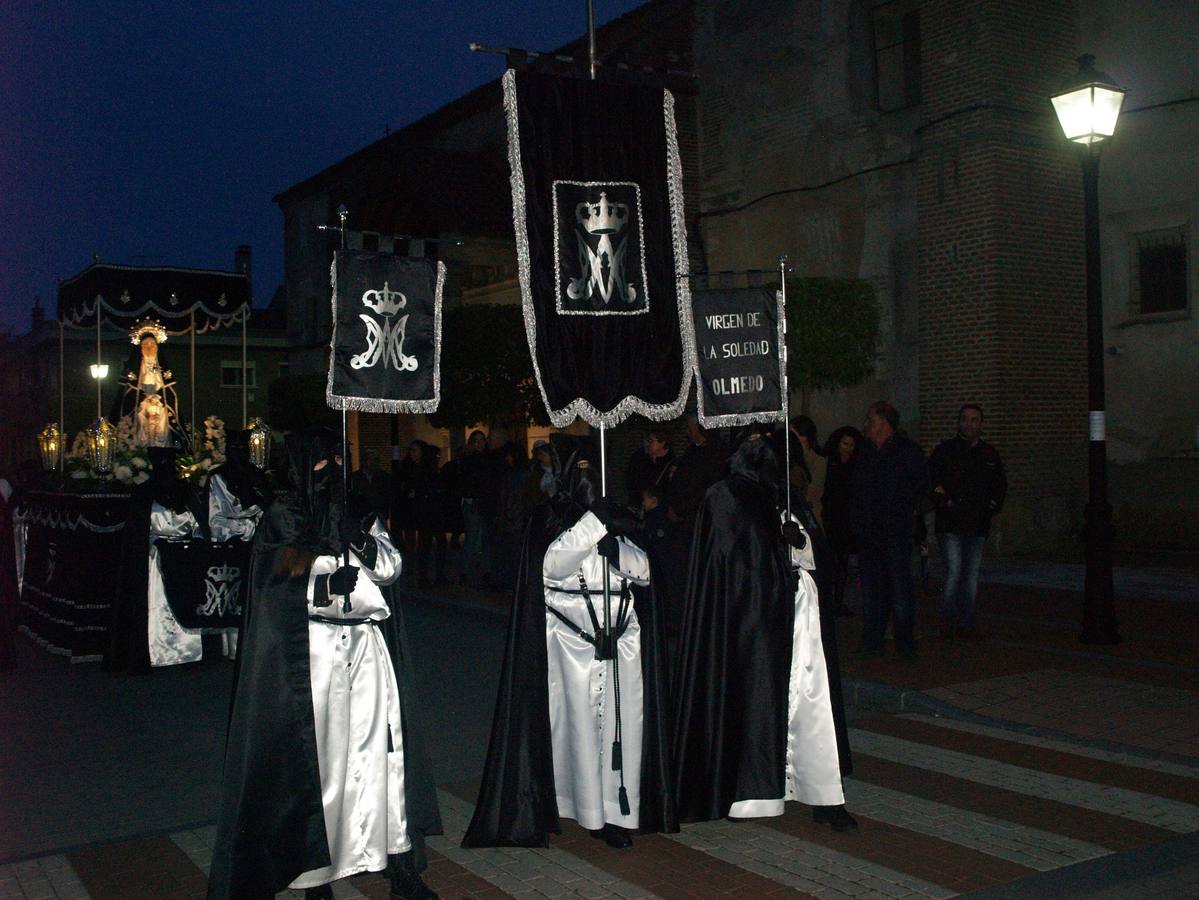 Fotos: Procesión del Silencio el Jueves Santo en Olmedo