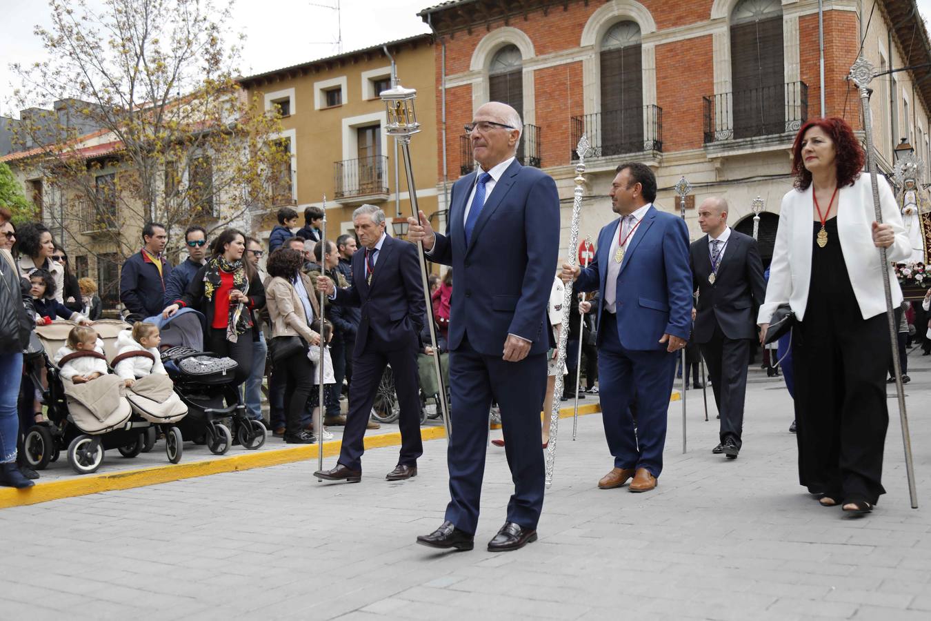 La Virgen de la Asunción fue portada por primera vez en la historia por cuatro mujeres 