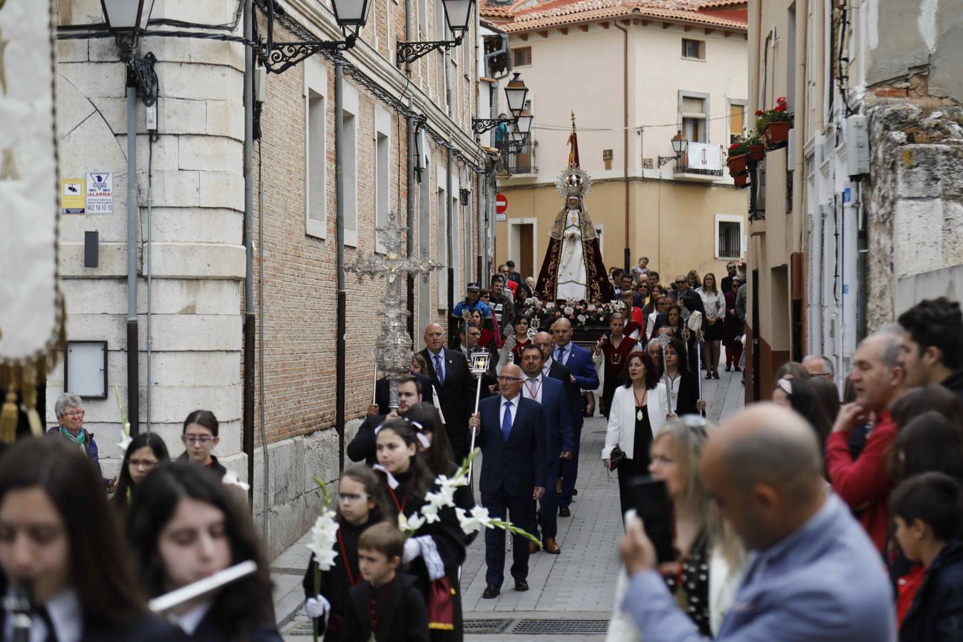 La Virgen de la Asunción fue portada por primera vez en la historia por cuatro mujeres 
