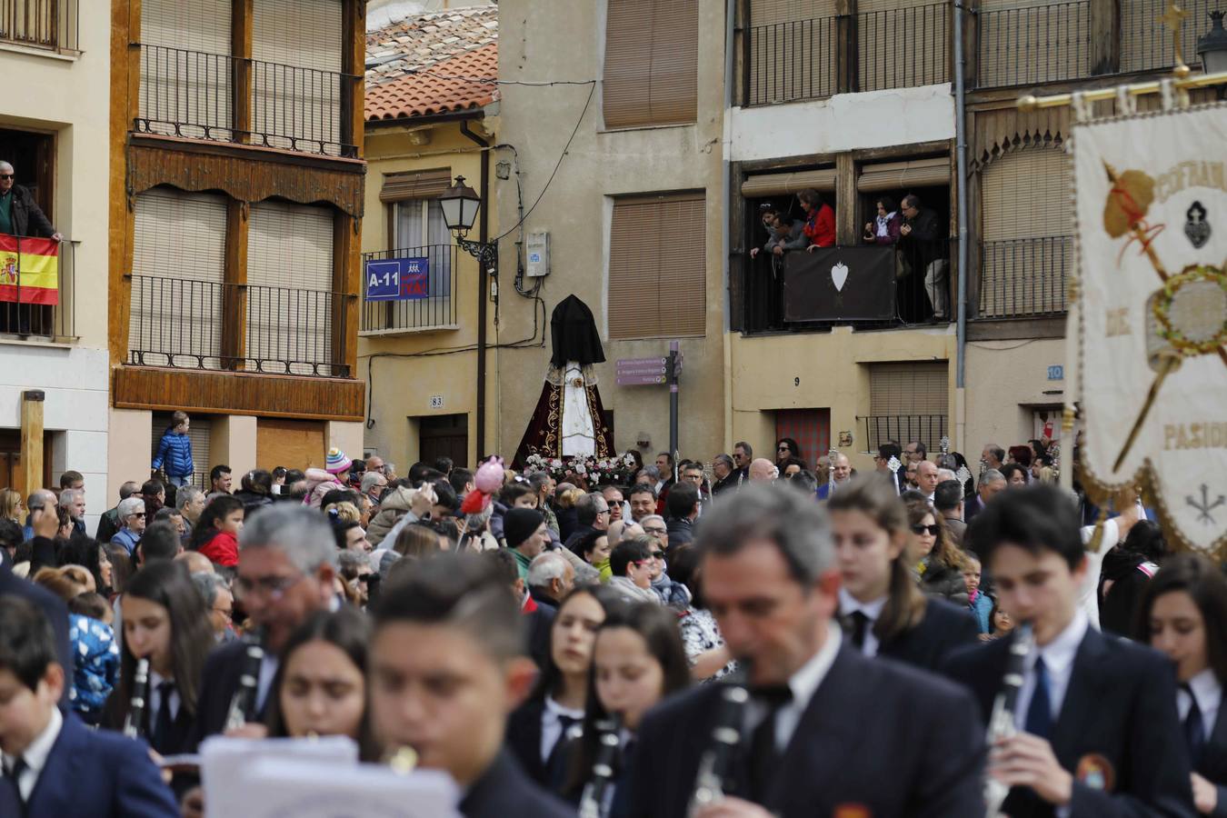 La Virgen de la Asunción fue portada por primera vez en la historia por cuatro mujeres
