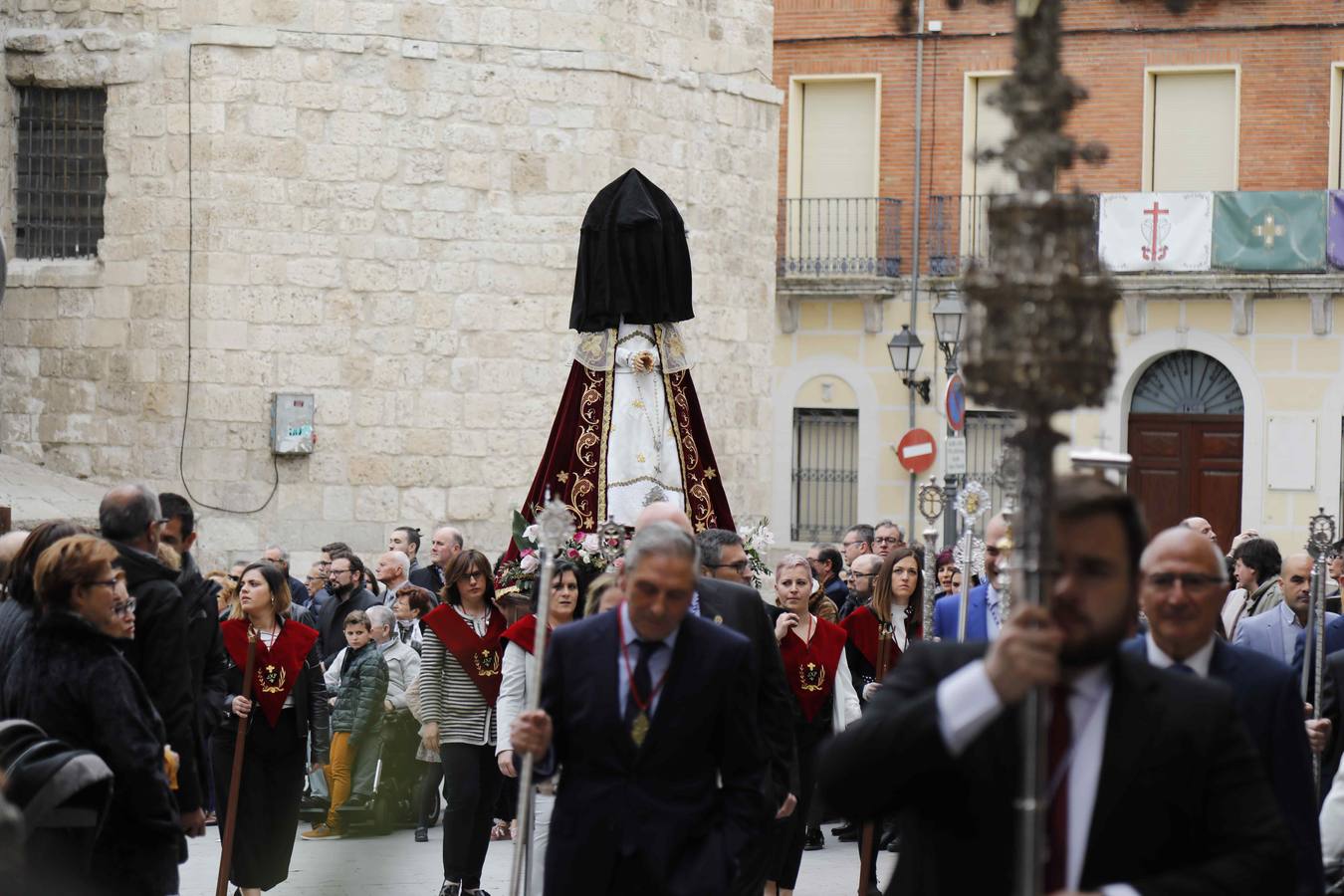 La Virgen de la Asunción fue portada por primera vez en la historia por cuatro mujeres