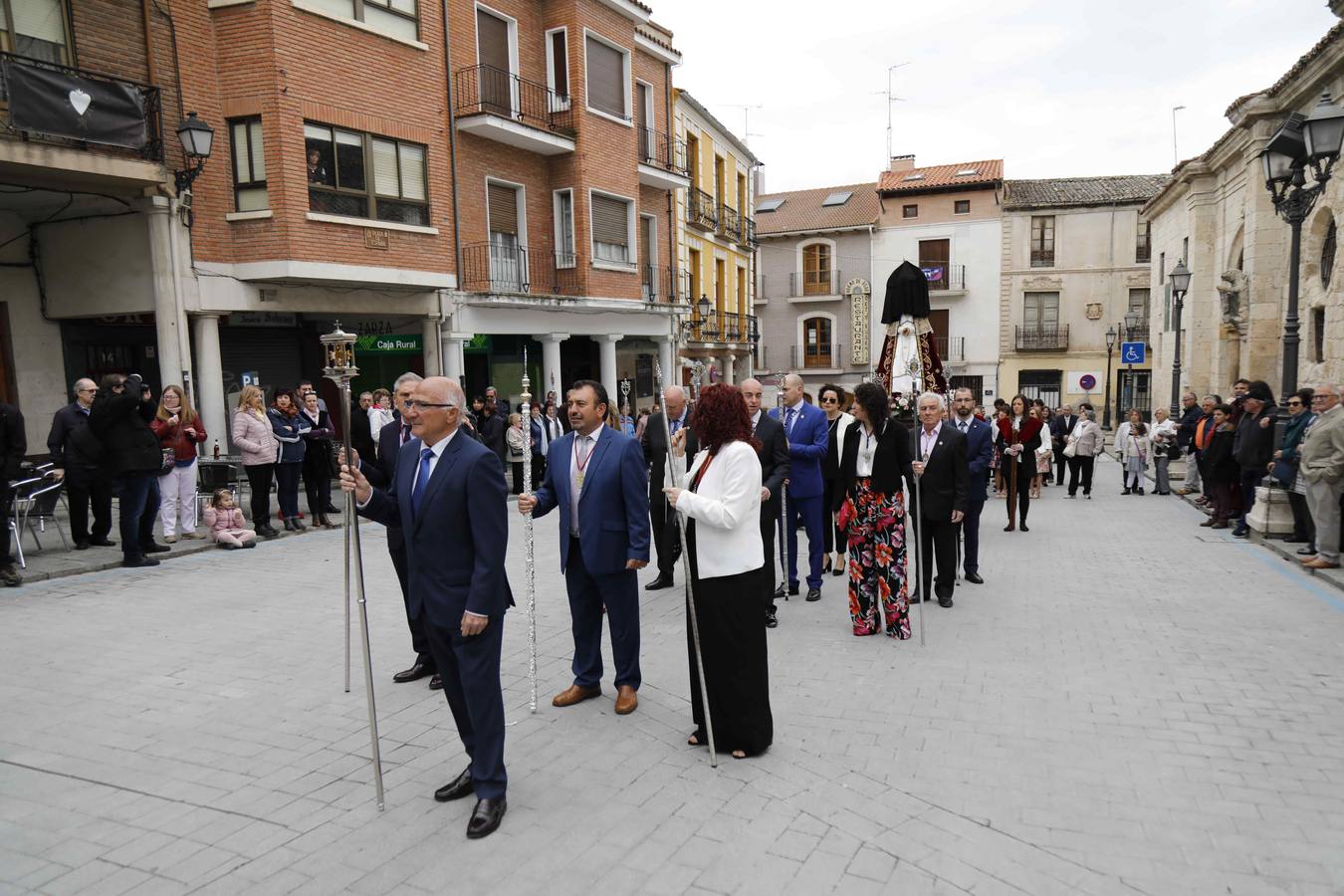 La Virgen de la Asunción fue portada por primera vez en la historia por cuatro mujeres