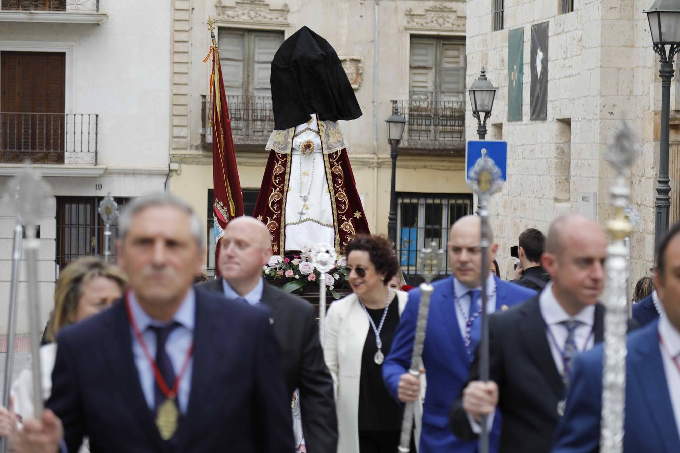 La Virgen de la Asunción fue portada por primera vez en la historia por cuatro mujeres