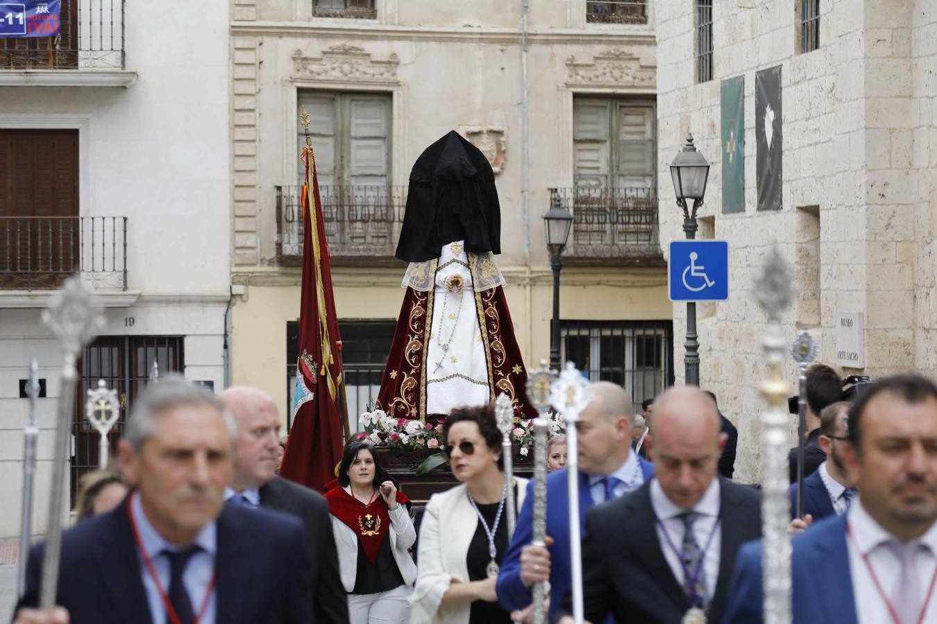 La Virgen de la Asunción fue portada por primera vez en la historia por cuatro mujeres