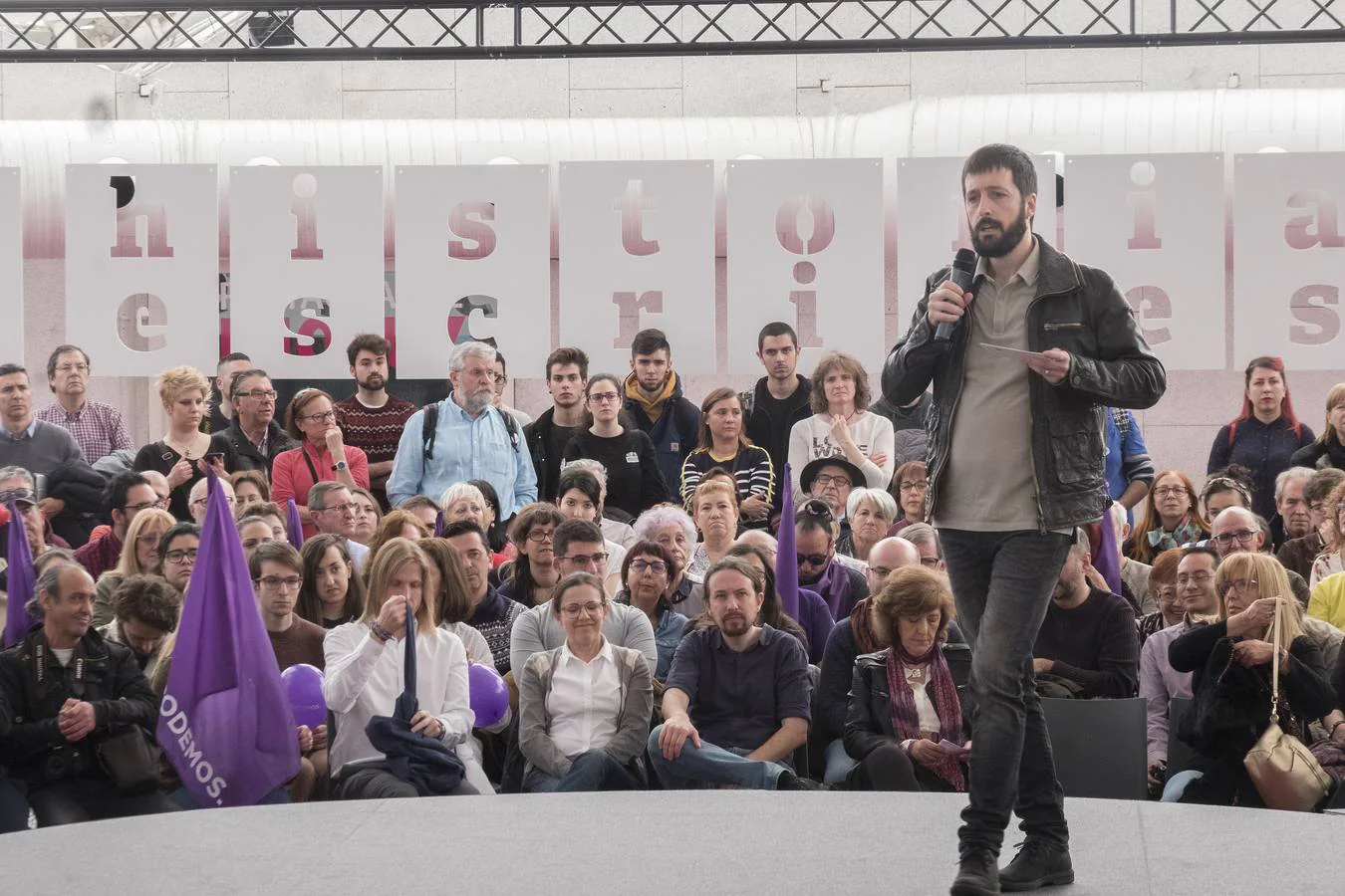 El candidato de Unidas Podemos al Gobierno ha llamado por segundo día consecutivo a frenar en las urnas a la formación ultraderechista