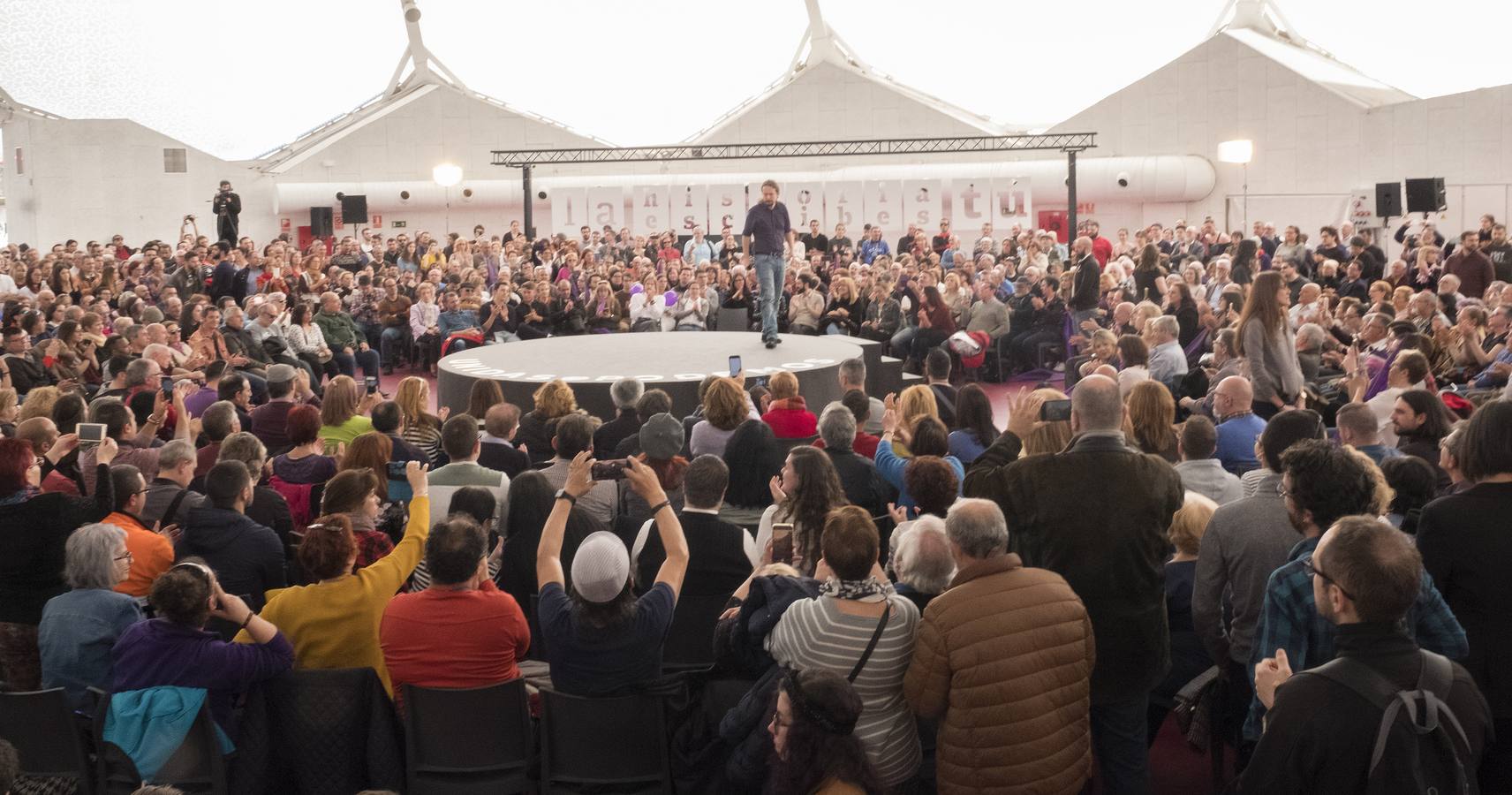 El candidato de Unidas Podemos al Gobierno ha llamado por segundo día consecutivo a frenar en las urnas a la formación ultraderechista