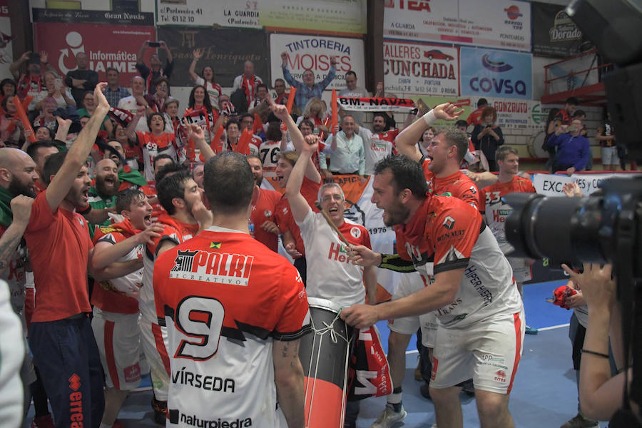 Fotos: Viveros Herol Balonmano Nava celebra el ascenso a Asobal