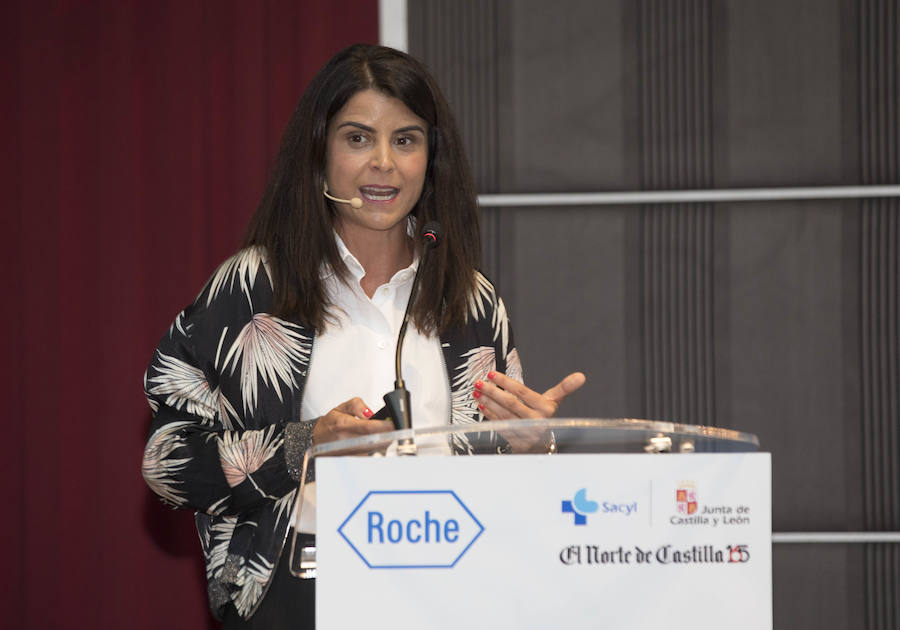 Beatriz Pérez, durante su intervención. 