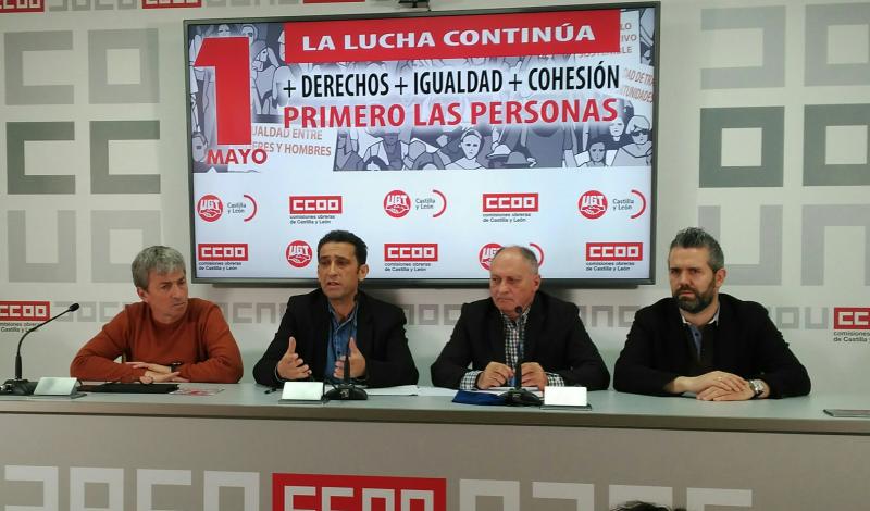 Luis Fernández, Vicente Andrés, Faustino Temprano y Raúl Santa Eufemia.