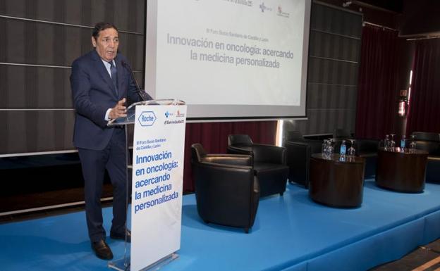 Antonio Sáez Aguado, consejero de Sanidad de Castilla y León, en el III Foro Sociosanitario de El Norte de Castilla. 