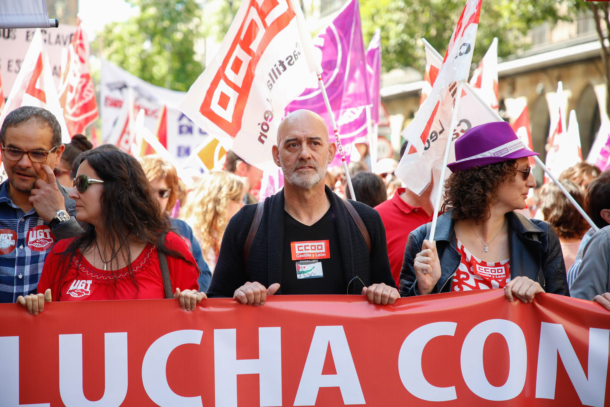 Fotos: Manifestación del 1 de mayo en Salamanca