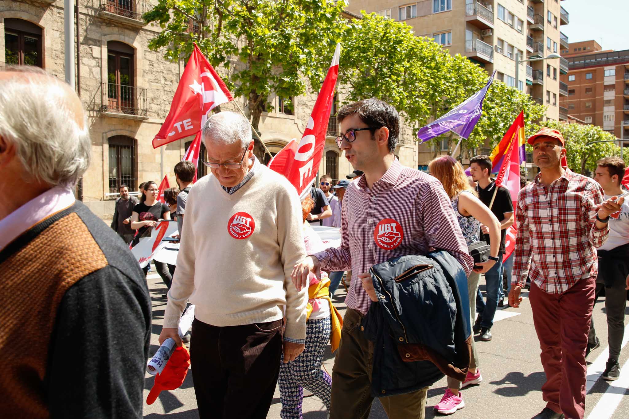 Fotos: Manifestación del 1 de mayo en Salamanca