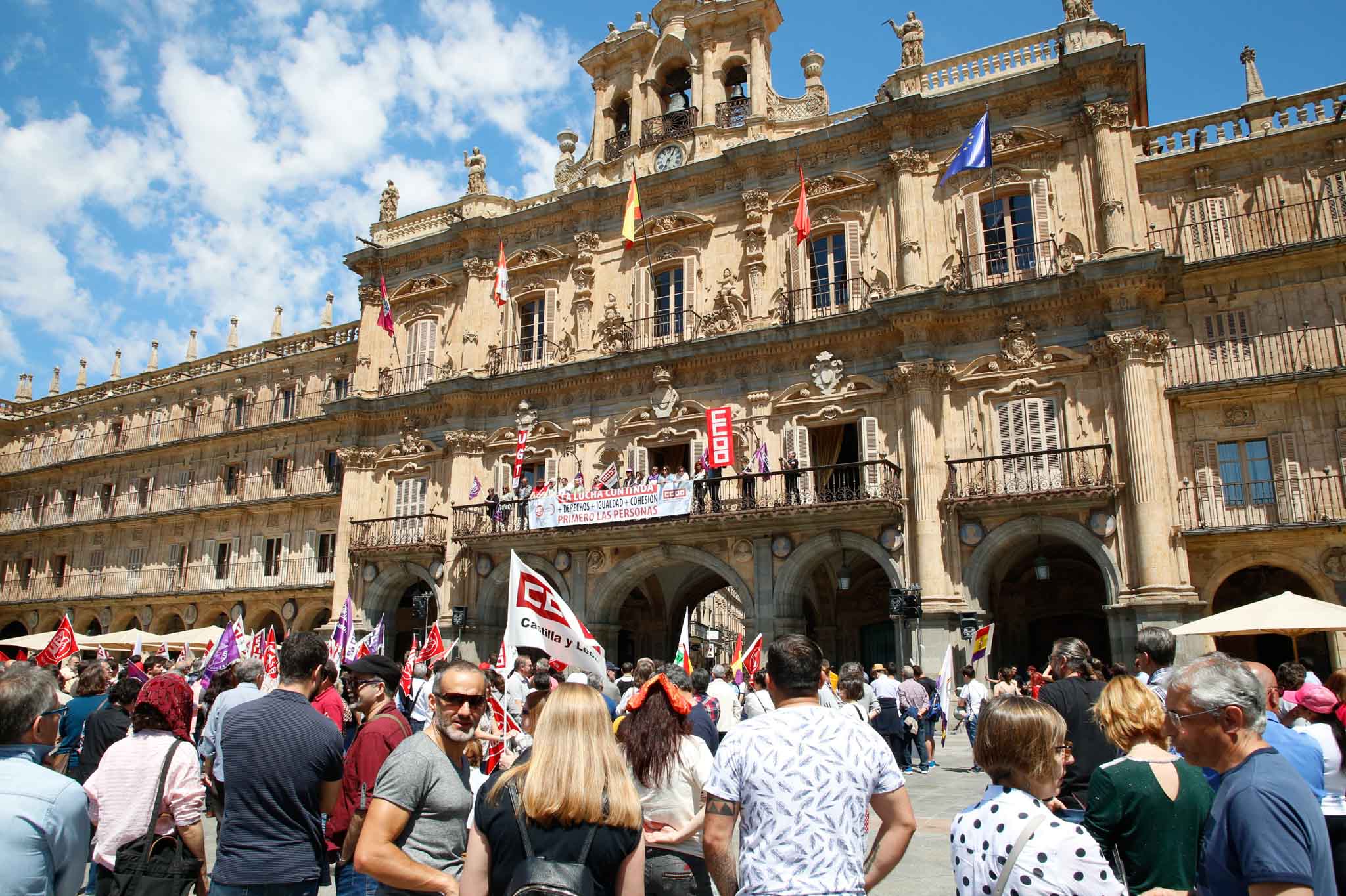 Fotos: Manifestación del 1 de mayo en Salamanca