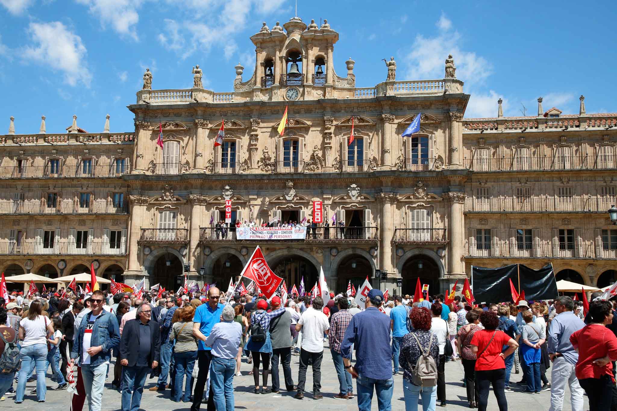 Fotos: Manifestación del 1 de mayo en Salamanca