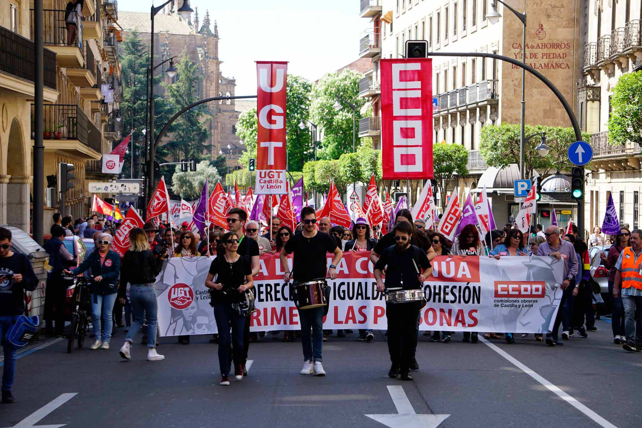 Fotos: Manifestación del 1 de mayo en Salamanca