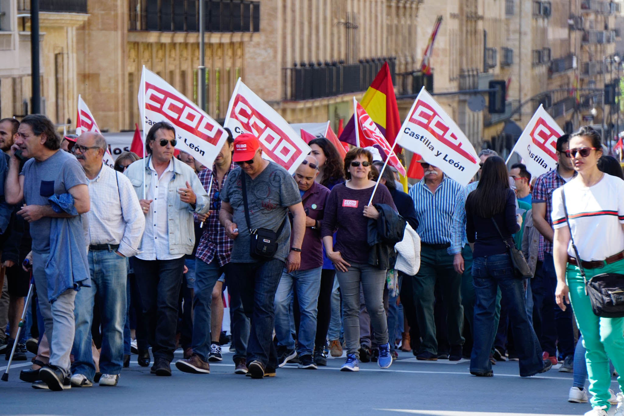 Fotos: Manifestación del 1 de mayo en Salamanca