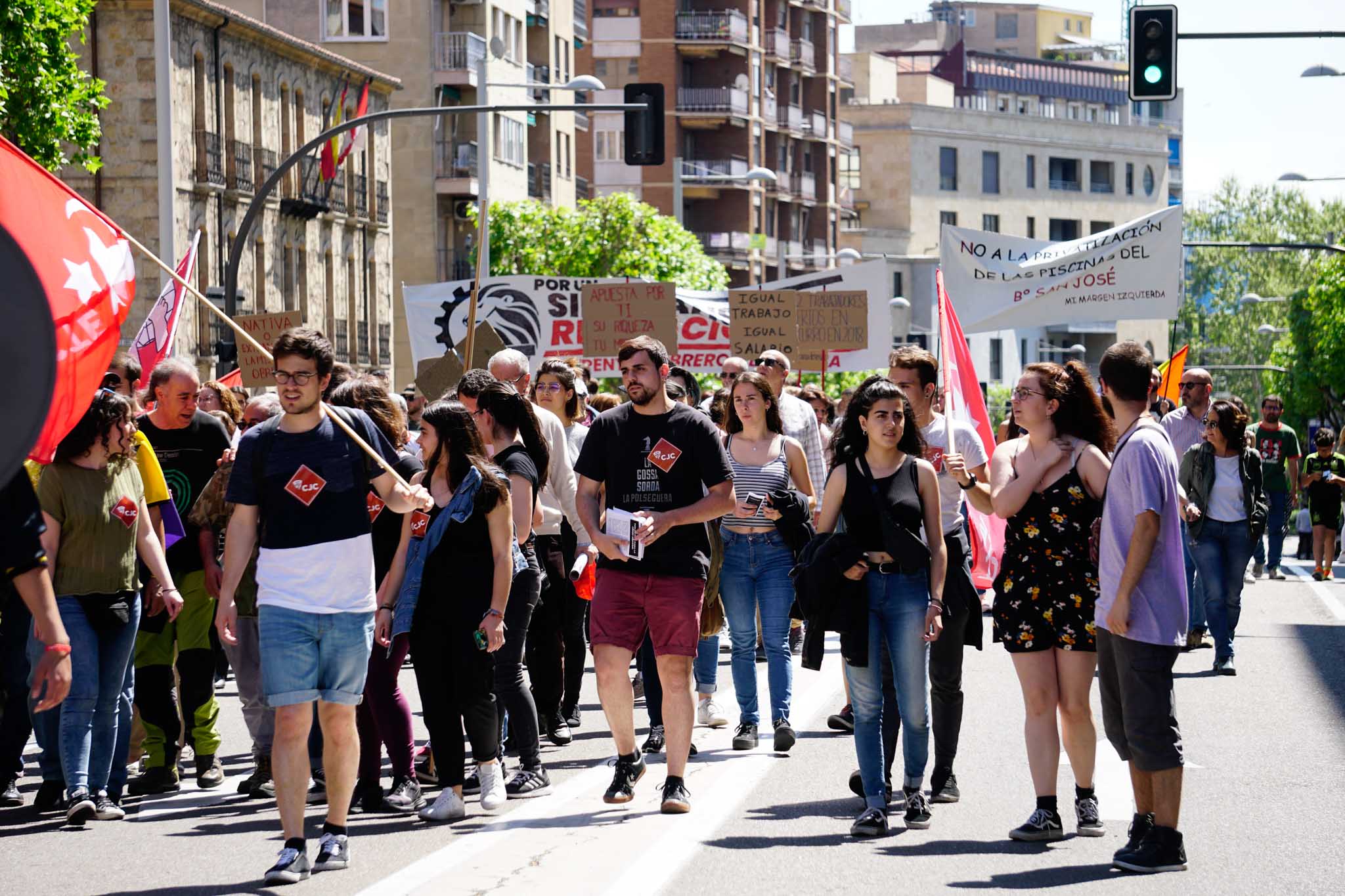 Fotos: Manifestación del 1 de mayo en Salamanca