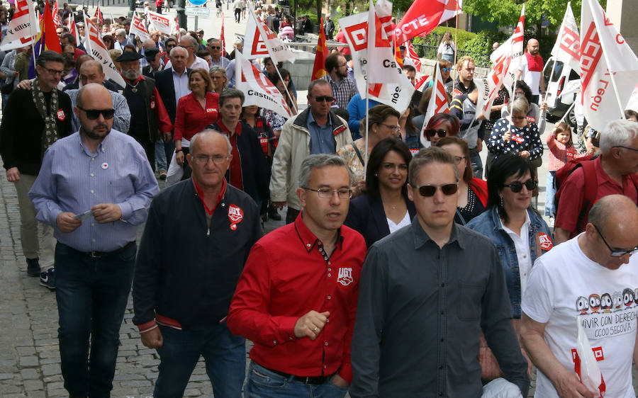 Fotos: Manifestación del Primero de Mayo en Segovia