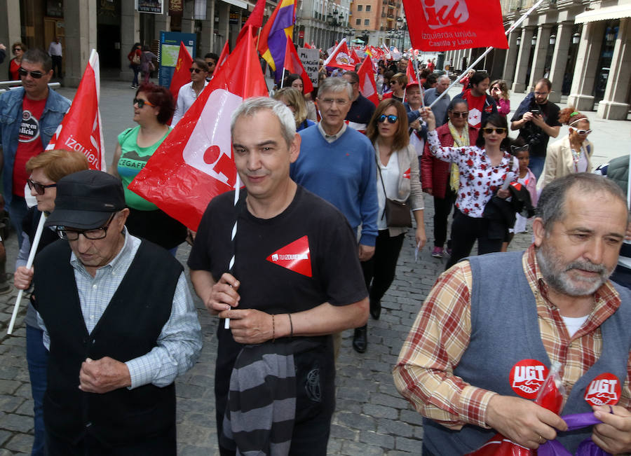 Fotos: Manifestación del Primero de Mayo en Segovia