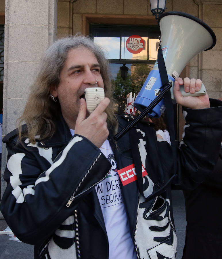 Fotos: Manifestación del Primero de Mayo en Segovia