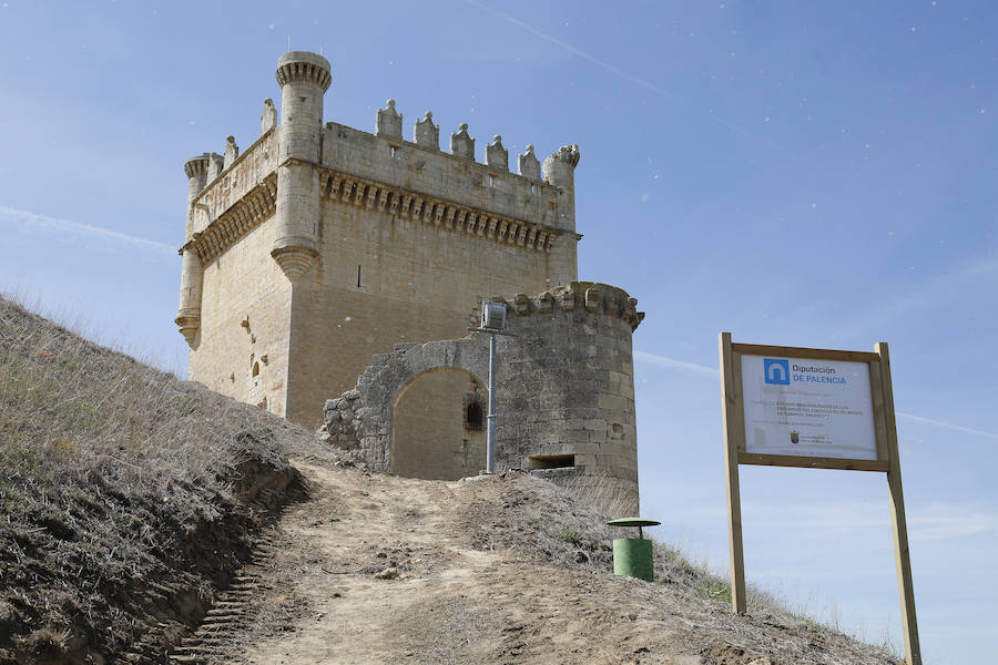 La localidad, que cuenta con 12 vecinos ve en la fortaleza un activo para el pueblo que quiere impulsar para frenar la despoblación