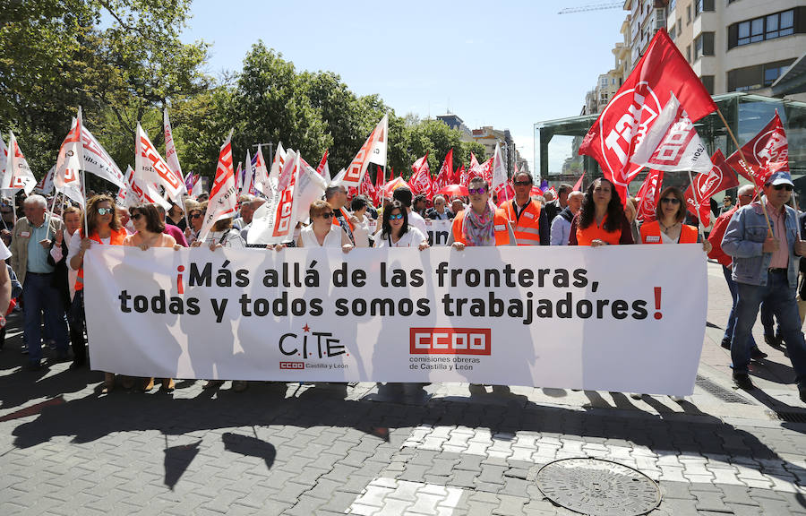 Fotos: Manifestación del 1 de Mayo en Palencia