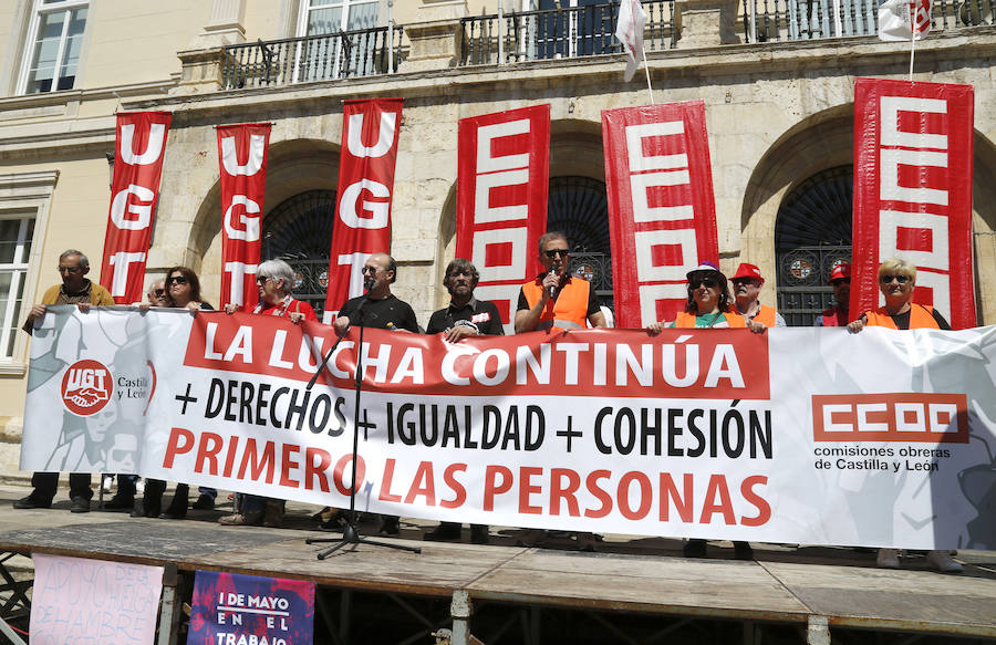 Fotos: Manifestación del 1 de Mayo en Palencia