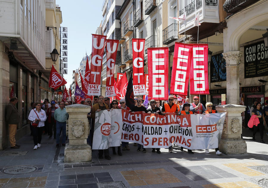 Fotos: Manifestación del 1 de Mayo en Palencia