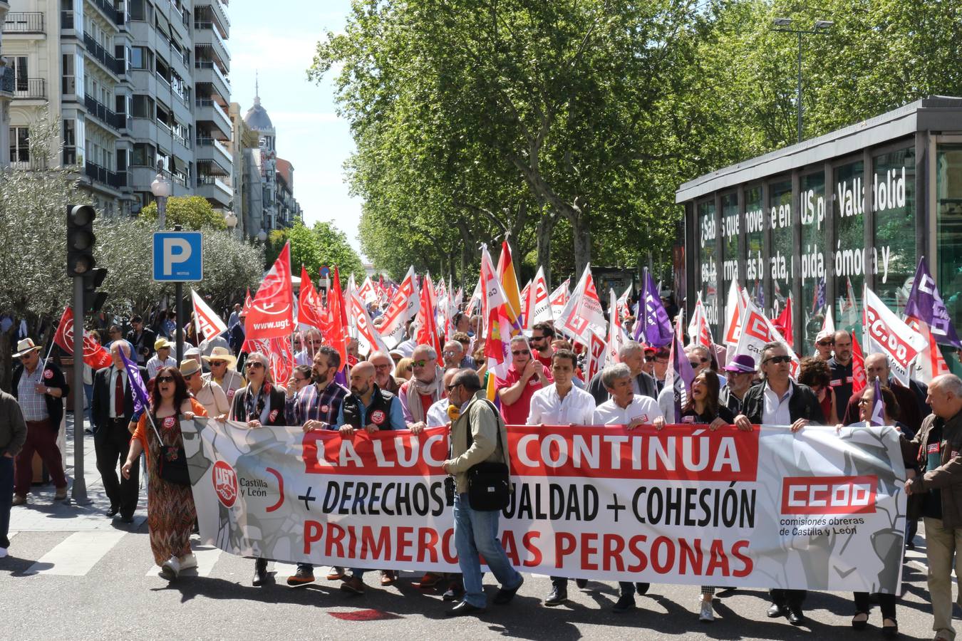 Fotos: Manifestación del Primero de Mayo en Valladolid