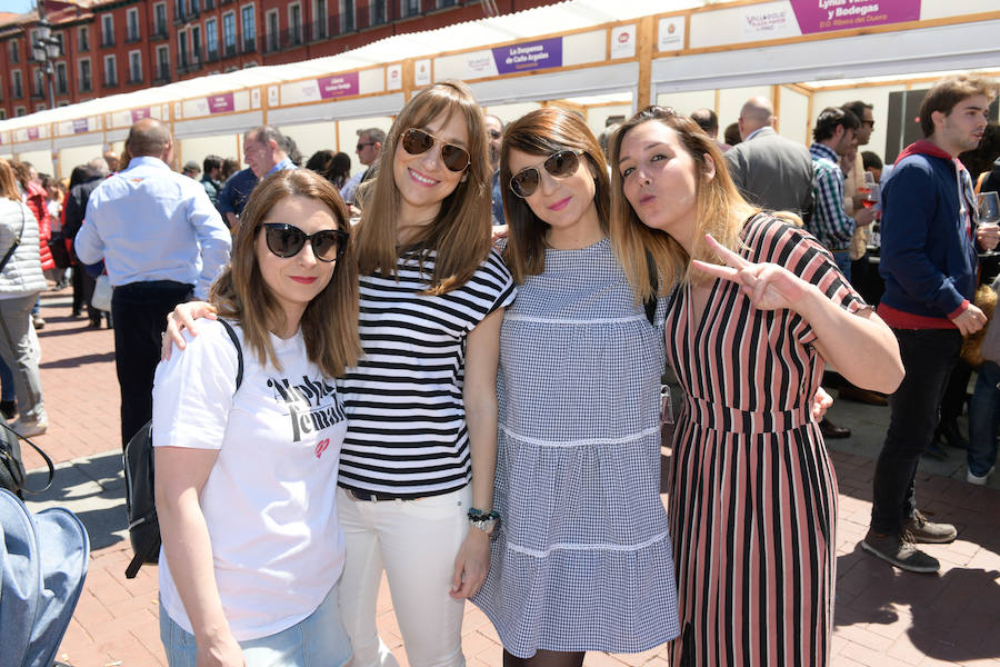 La Plaza Mayor de Valladolid ha acogido esta mañana la segunda jornada de la cita Valladolid, Plaza Mayor del Vino