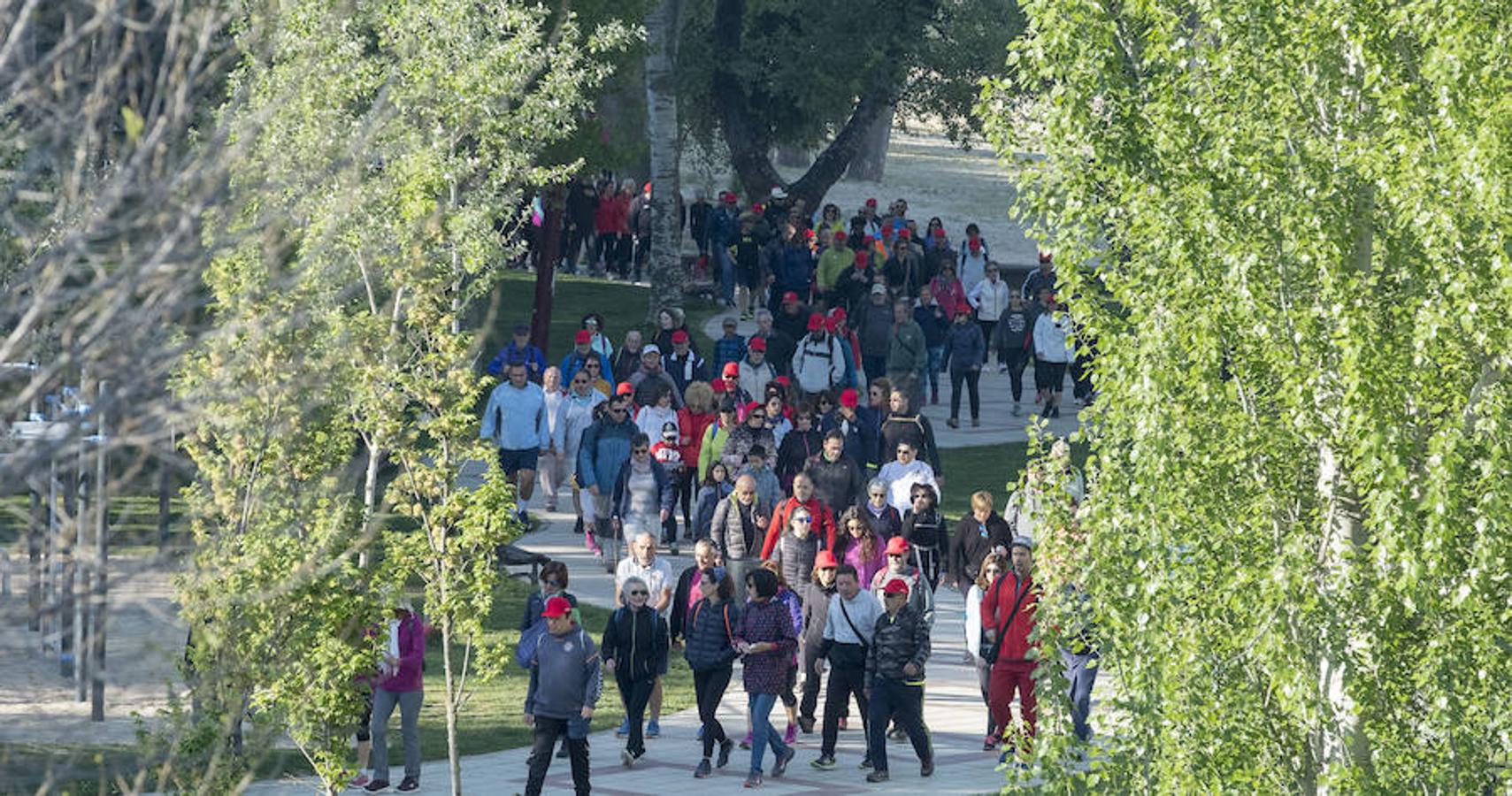 Participantes en la 42 edición de la Marcha Asprona en Valladolid