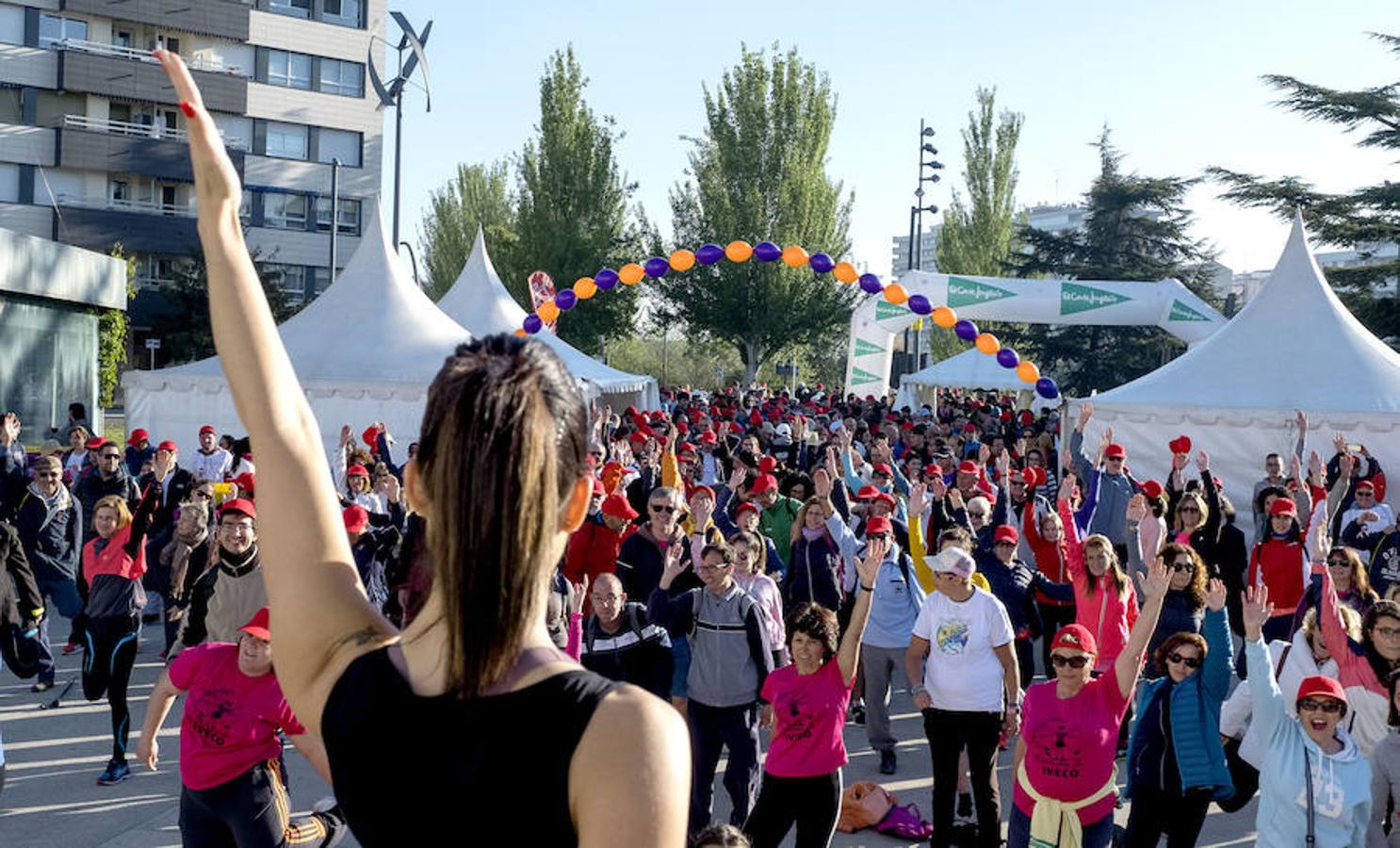 Participantes en la 42 edición de la Marcha Asprona en Valladolid
