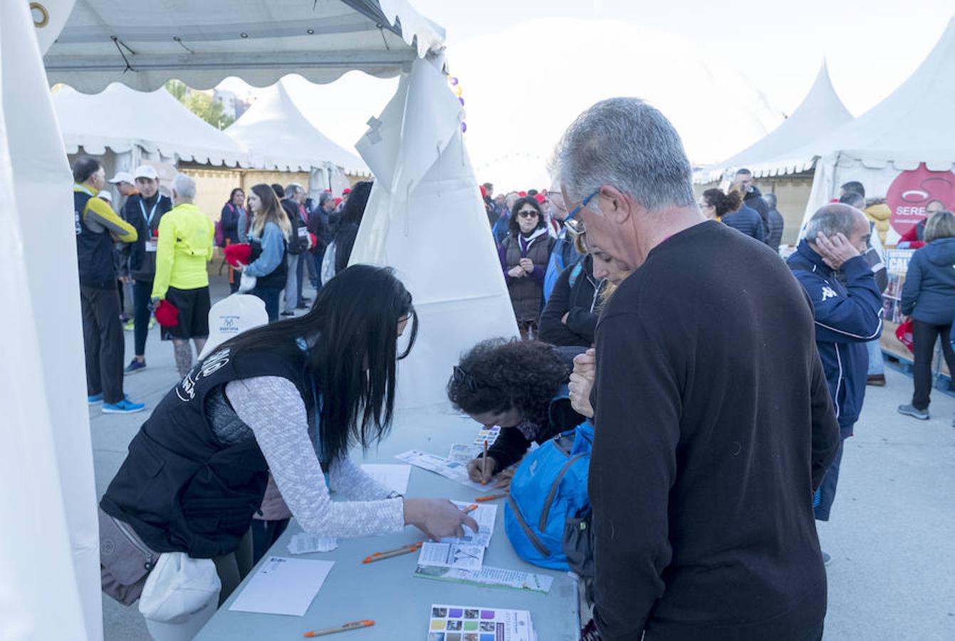 Participantes en la 42 edición de la Marcha Asprona en Valladolid