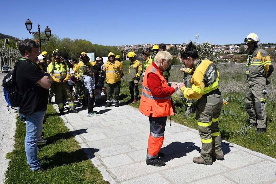 Fotos: Encuentro nacional de bomberos forestales en El Espinar