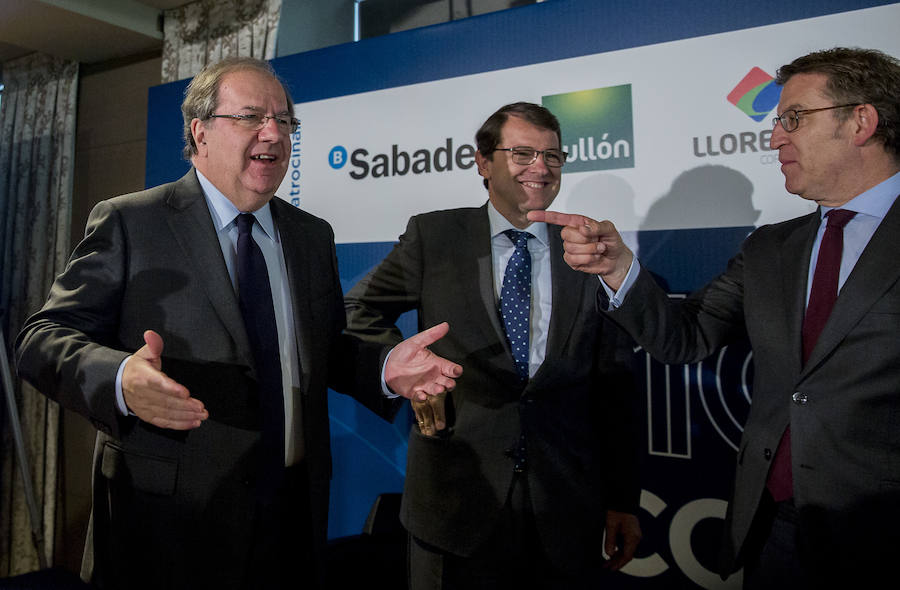 El Foro Económico organizado por El Norte de Castilla cumple diez años. Los presidentes de Castilla y León y Galicia han sido los invitados por este décimo aniversario
