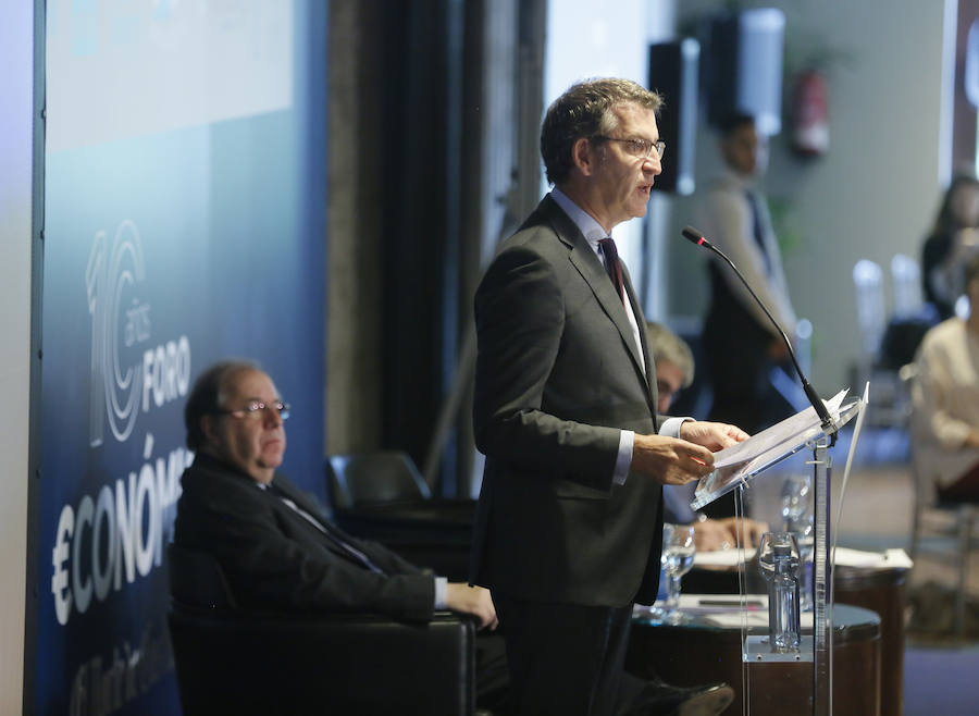 El Foro Económico organizado por El Norte de Castilla cumple diez años. Los presidentes de Castilla y León y Galicia han sido los invitados por este décimo aniversario