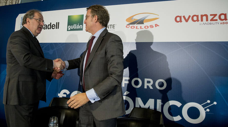 El Foro Económico organizado por El Norte de Castilla cumple diez años. Los presidentes de Castilla y León y Galicia han sido los invitados por este décimo aniversario